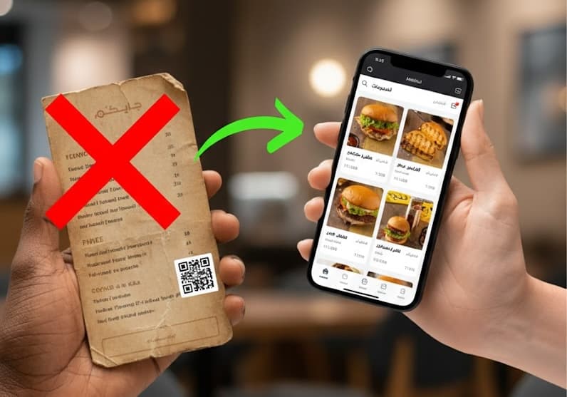كيف تستبدل منيو PDF الخاص بك بمنيو QR تفاعلي