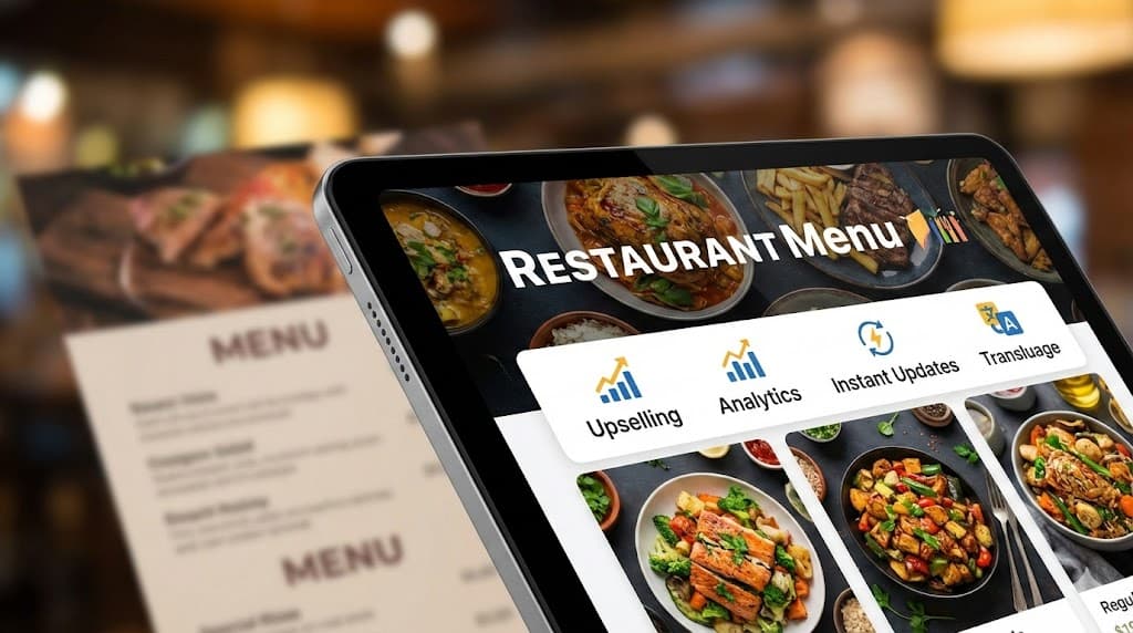 أهم 5 ميزات في المنيو الرقمي لزيادة المبيعات
